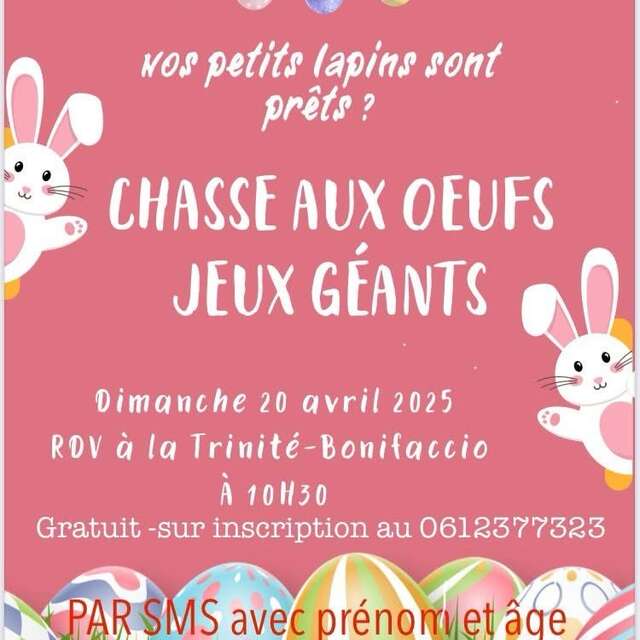 CHASSE AUX OEUFS DE PÂQUES