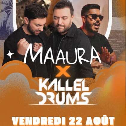 Soirée avec Maaura et Kallel Drums au restaurant L'Oasis