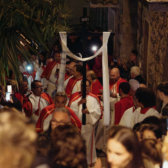 Semaine Sainte à Sartène - église Sainte-Marie