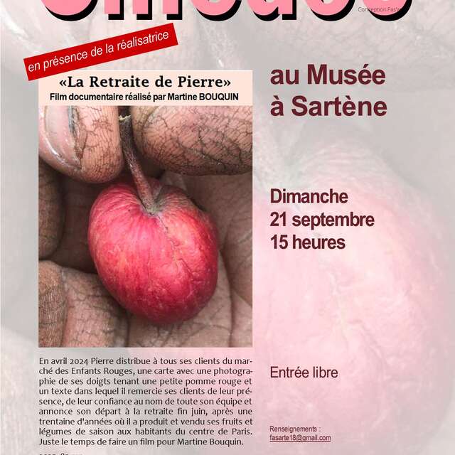 Journées du patrimoines - Projection du film "La retraite de Pierre" au Musée de Sartène
