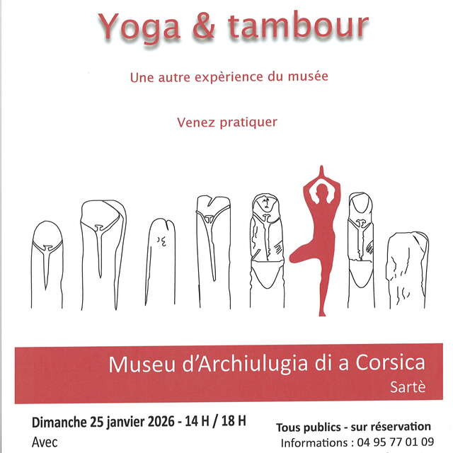 atelier " Yoga & tambour " au musée d’archéologie de la Corse
