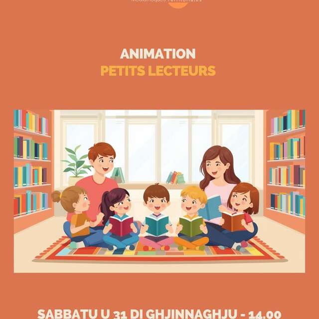 Animation : "Petits lecteurs" à la Médiathèque de Petreto-Bicchisano