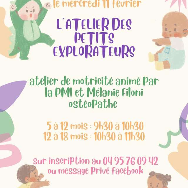 Atelier des Petits Explorateurs à la PMI de Propriano