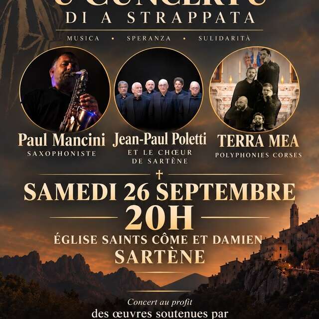CONCERT DI A STRAPPATA PAUL MANCINI JEAN-PAUL POLETTI ET TERRA MEA