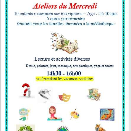 Ateliers du Mercredi à la Médiathèque de Propriano