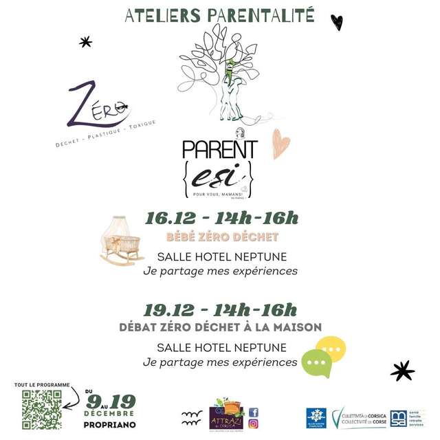 Ateliers Parentalité – Bébé Zéro Déchet & Zéro Déchet à la Maison