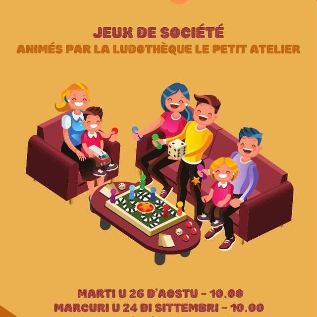 Matinée Jeux de société à la Médiathèque de Propriano