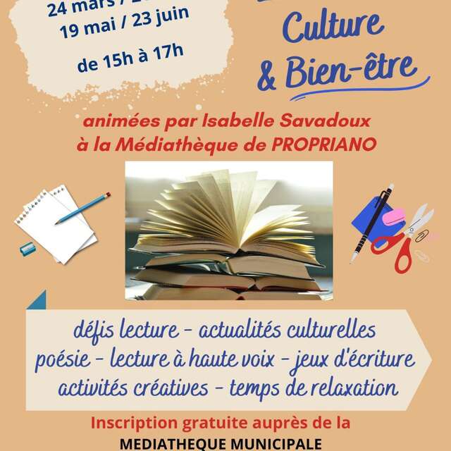 Les Pauses Culture et Bien-être