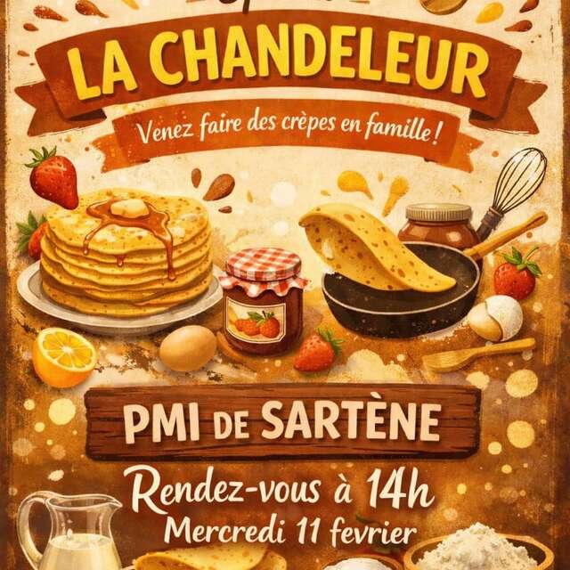 Atelier parents-enfants – Spécial Chandeleur à la PMI de Sartène