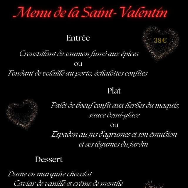 Soirée de la Saint-Valentin au restaurant La Storia