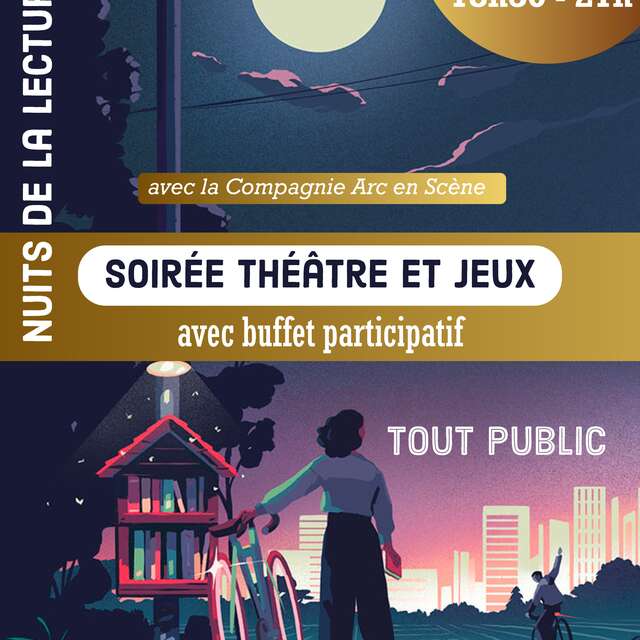 Nuits de la Lecture - Soirée Théâtre & Jeux