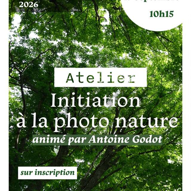 Journées européenne du patrimoine : atelier initiation à la photo nature