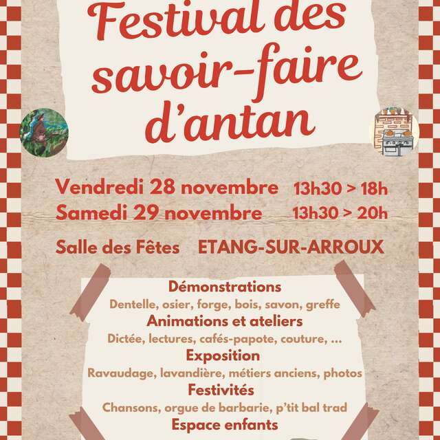 Festival des savoir-faire d'hier à aujourd'hui