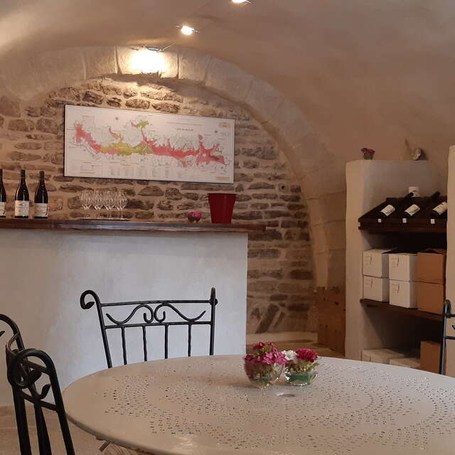 Caveau de dégustation du Domaine Loubet-Dewailly