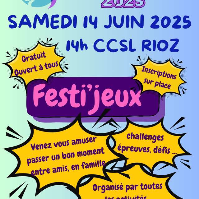 Festi'jeux à Rioz
