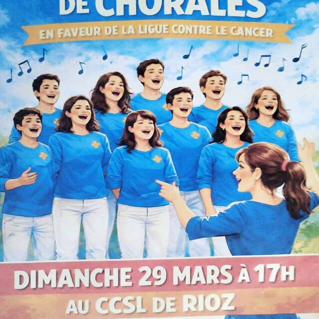 Concert de chorales à Rioz