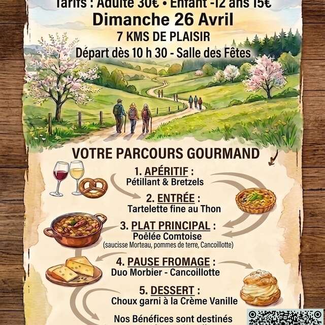Marche gourmande à Boulot