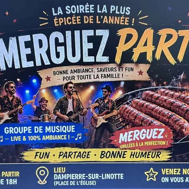 Soirée Merguez party à Dampierre sur Linotte