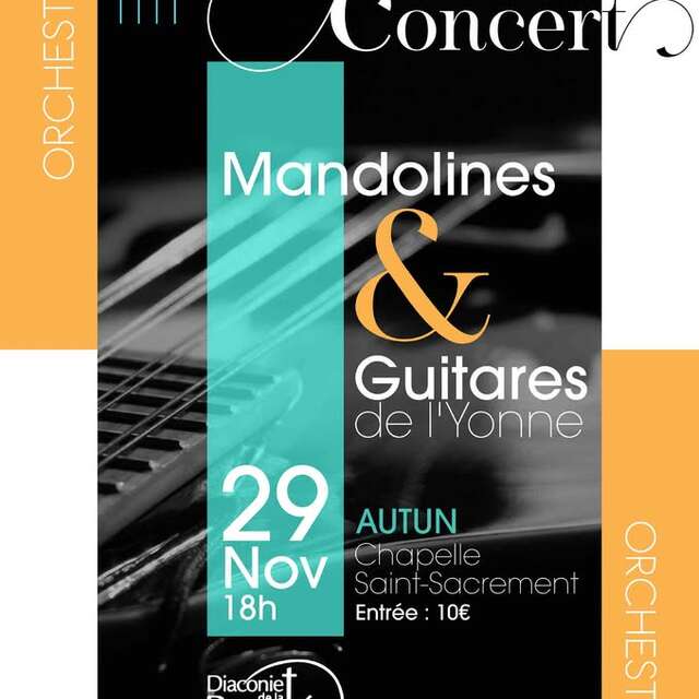 Concert du grand Orchestre de guitares et mandolines de l'Yonne.