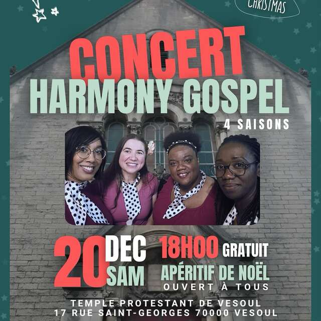 Invitation au Concert Harmony Gospel