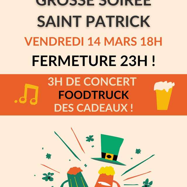 Grande Soirée Saint Patrick