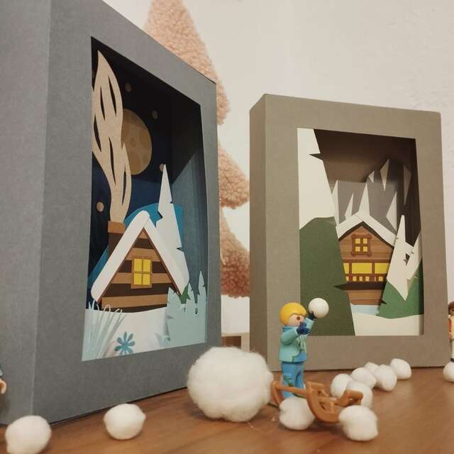 Atelier créatif - cadre en 3 dimensions