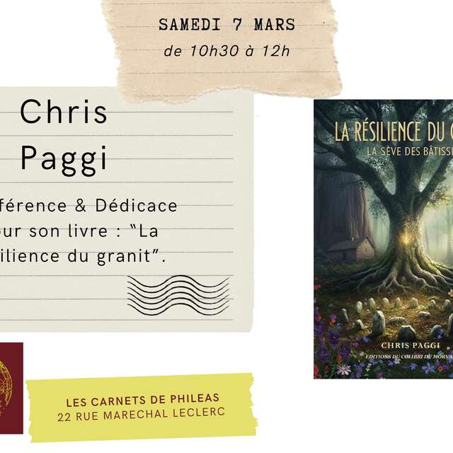 Conférence et dédicace de Chris Paggi