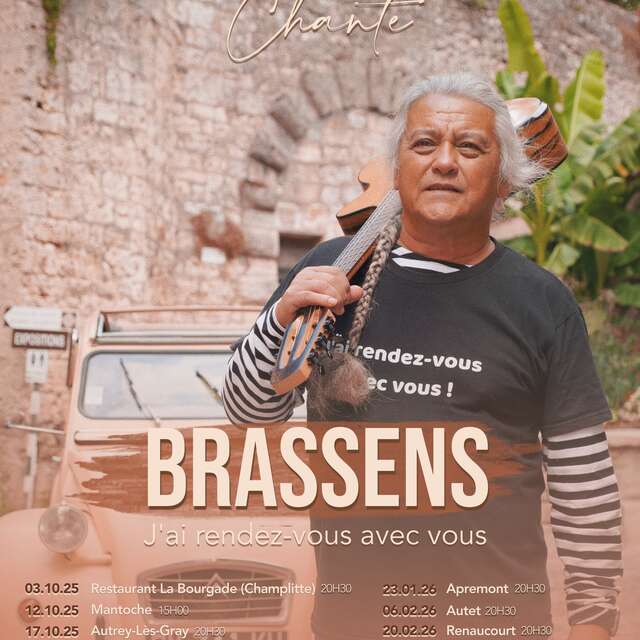 Sylvain Jobert chante Brassens au profit de la Grayloise