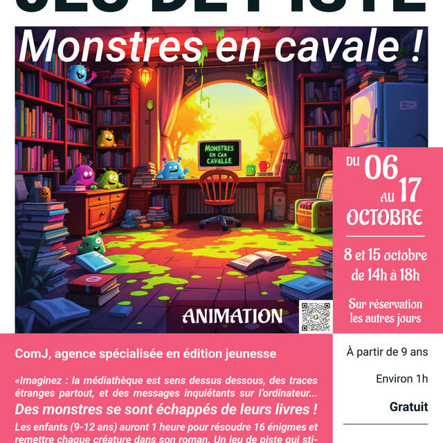 Jeu de Piste - Monstres en cavales