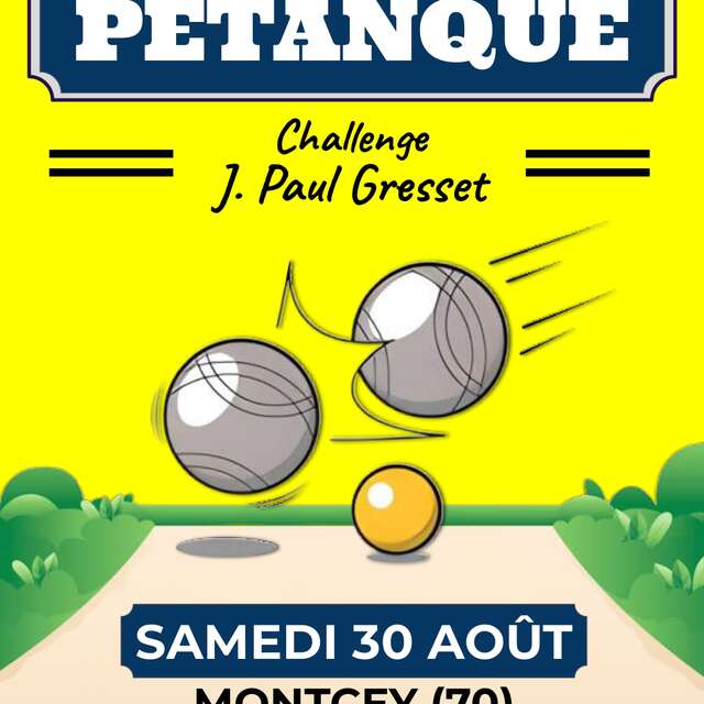 Pétanque à Montcey
