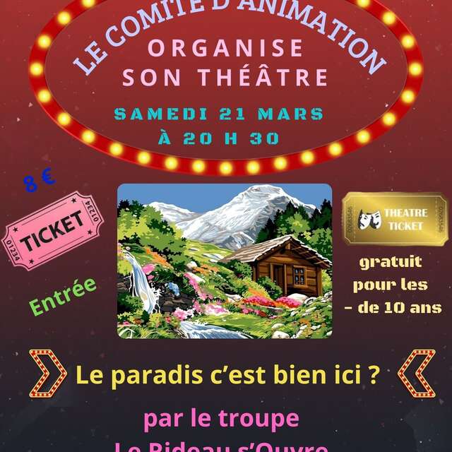 Théâtre "Le paradis c'est bien ici ?"