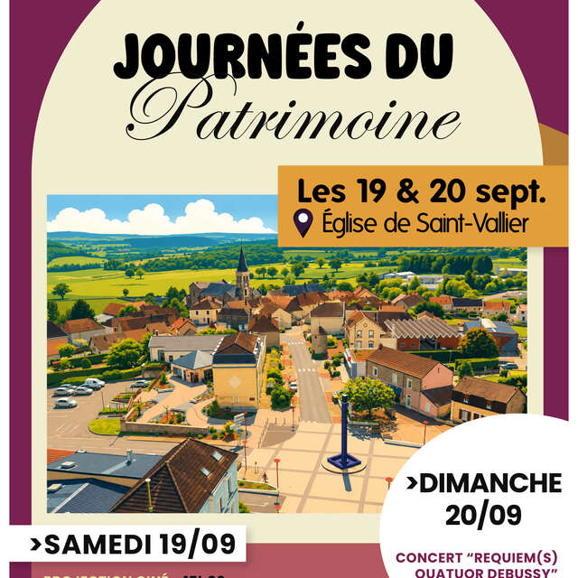 Journées européennes du patrimoine : église de Saint-Vallier