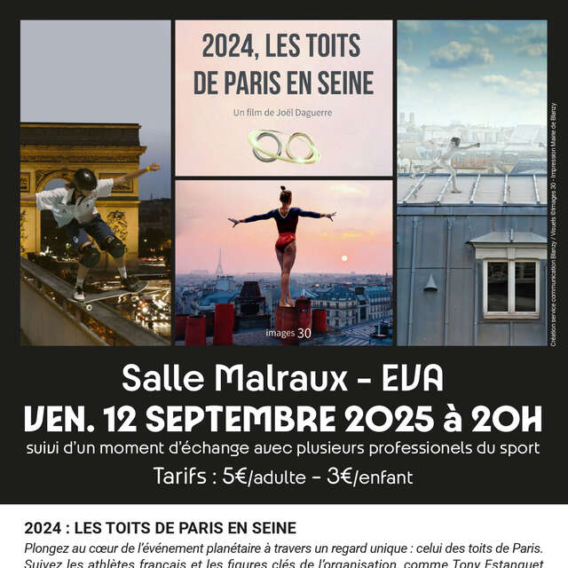 Projection du film documentaire "2024, Les Toits de Paris en Seine" / Débat
