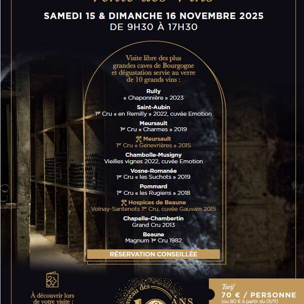 Caves Patriarche Père & Fils - 165ème VENTE DES VINS - Le Caveau des 10 ans