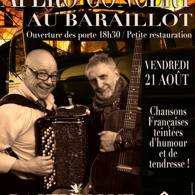 Apéro concert :  une parenthèse au musée du camion avec Pascal Karenbo & Jacques Fourniret