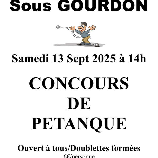 Concours de pétanque