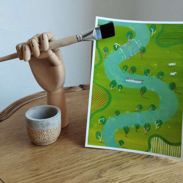 Atelier artistique "Au fil du canal"