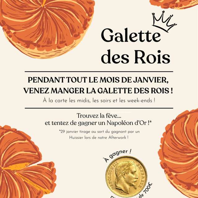 La Galette des Rois au restaurant Monaka !