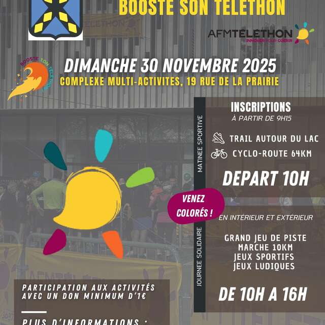 Journée du téléthon à Vaivre et Montoille