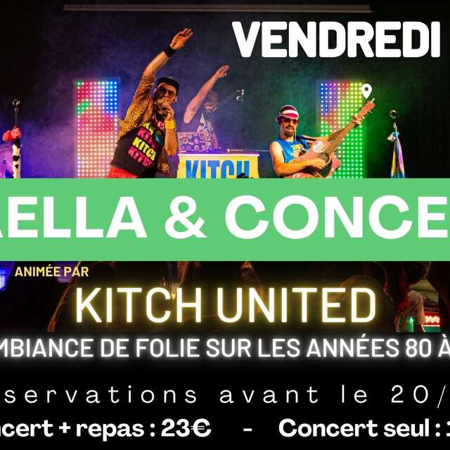 Soirée Paëlla et Concert