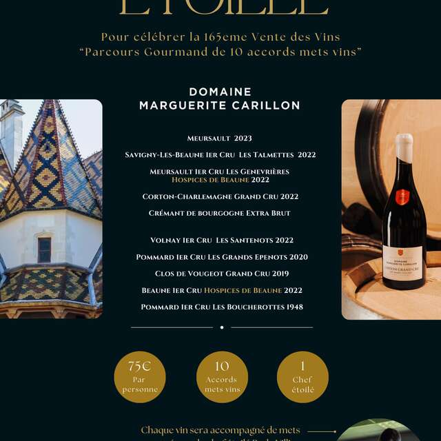 Domaine Marguerite CARILLON à Meursault : Dégustation étoilée - 165eme vente des vins