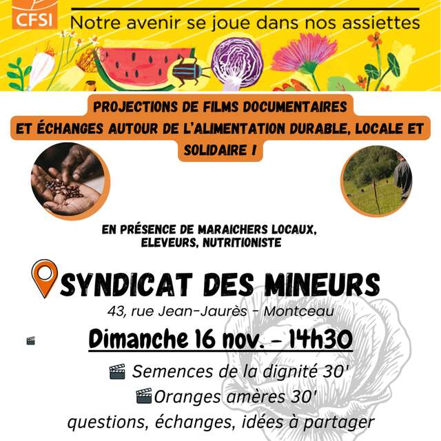 Festival Alimenterre 2025 - Oranges amères & Les semences de la dignité