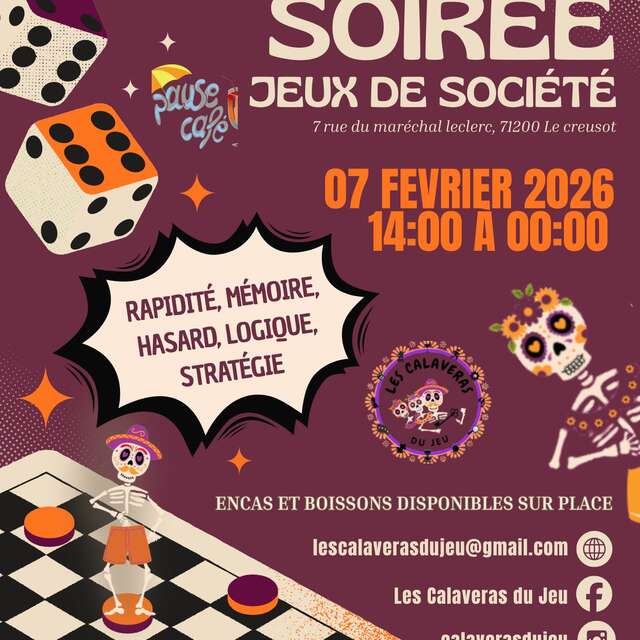 Après-midi et soirée jeux de société