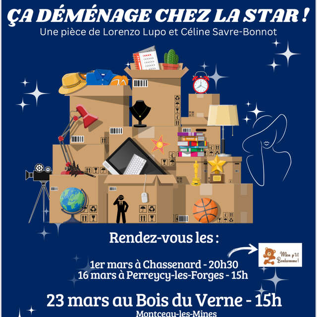 Théâtre : Ça déménage chez la star !