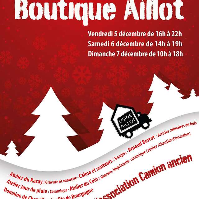 Marché de Noël Boutique Aillot