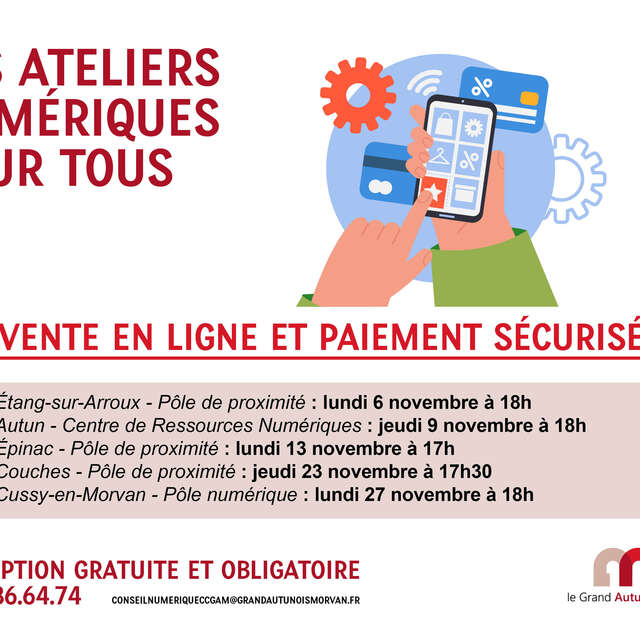 Atelier numérique : Vente en ligne et paiement sécurisé