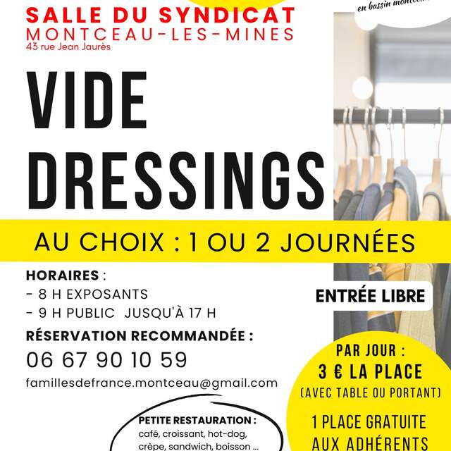 Vide-dressings octobre 2026