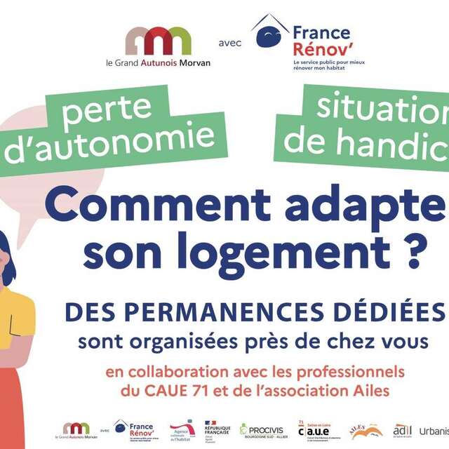 Permanence "Comment adapter son logement ? Perte d'autonomie, situation de handicap"