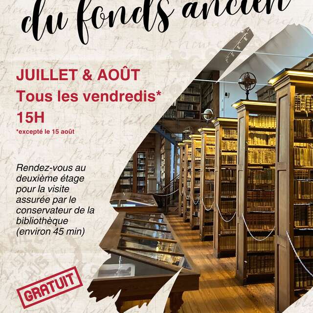 Visites commentées du Fonds Ancien de la bibliothèque patrimoniale d'Autun par le conservateur