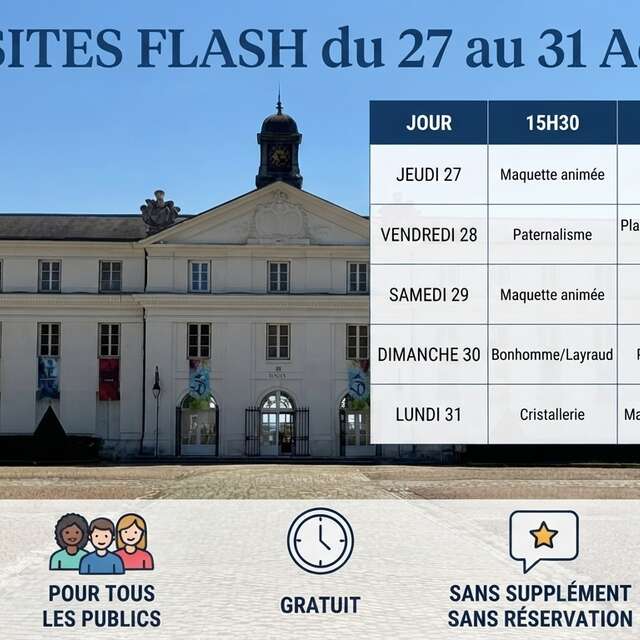 Visites flash au musée de l'Homme et de l'Industrie